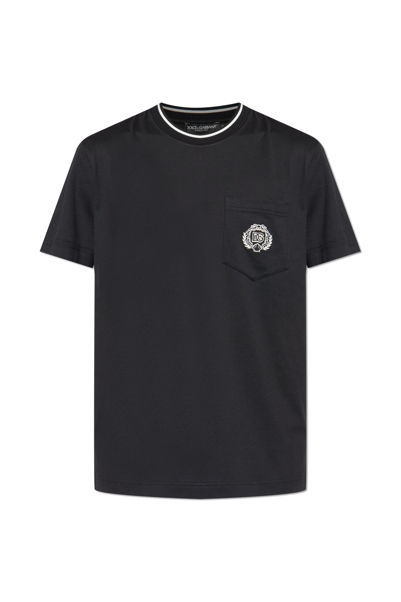 Black T-shirt with pocket Dolce & Gabbana - Vitkac AS